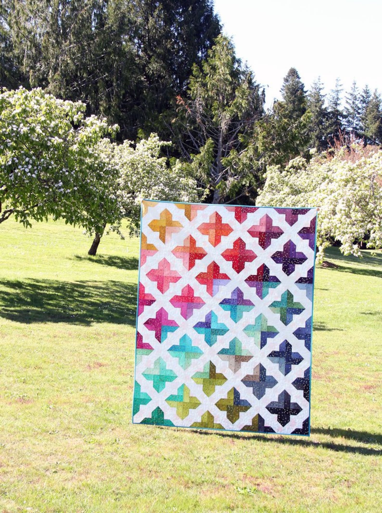 Trellis Quilt Pattern PDF Etsy