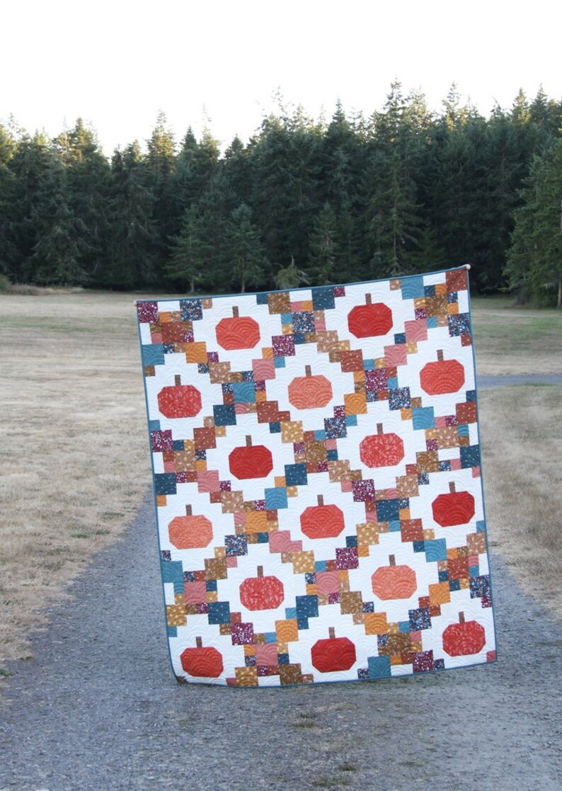 Pumpkin Patches Quilt Pattern, PDF - Etsy