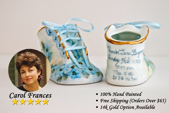 ceramic baby booties
