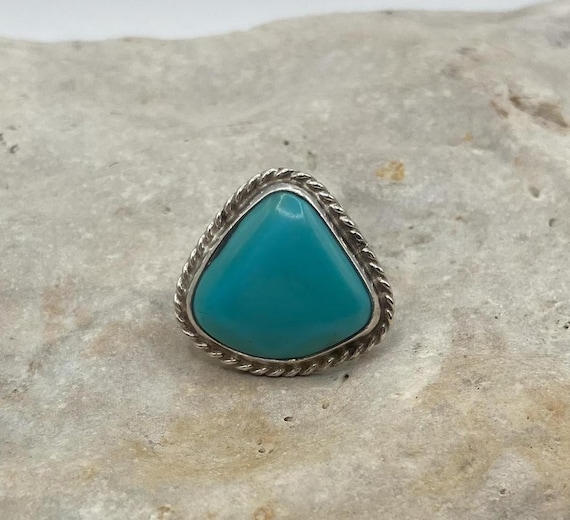 Sleeping Beauty Turquoise Sterling Silver Ring
