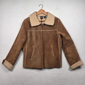 Vintage Gap Leather Jacket Women's - Etsy