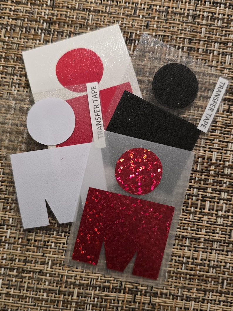 Ironman Decal - Red, White, Black, Holographic Sparkle Vinyl image 1