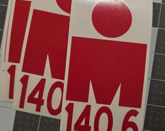 Ironman 140.6 3x5.5 inches
