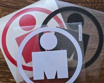 Ironman Logo 4x4 inches
