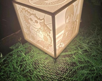 Personalized 3D Printed Photo Light Box, Custom Memory Lamp