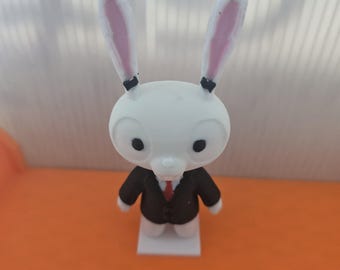 A drag path bunny,  twenty one pilots bunny