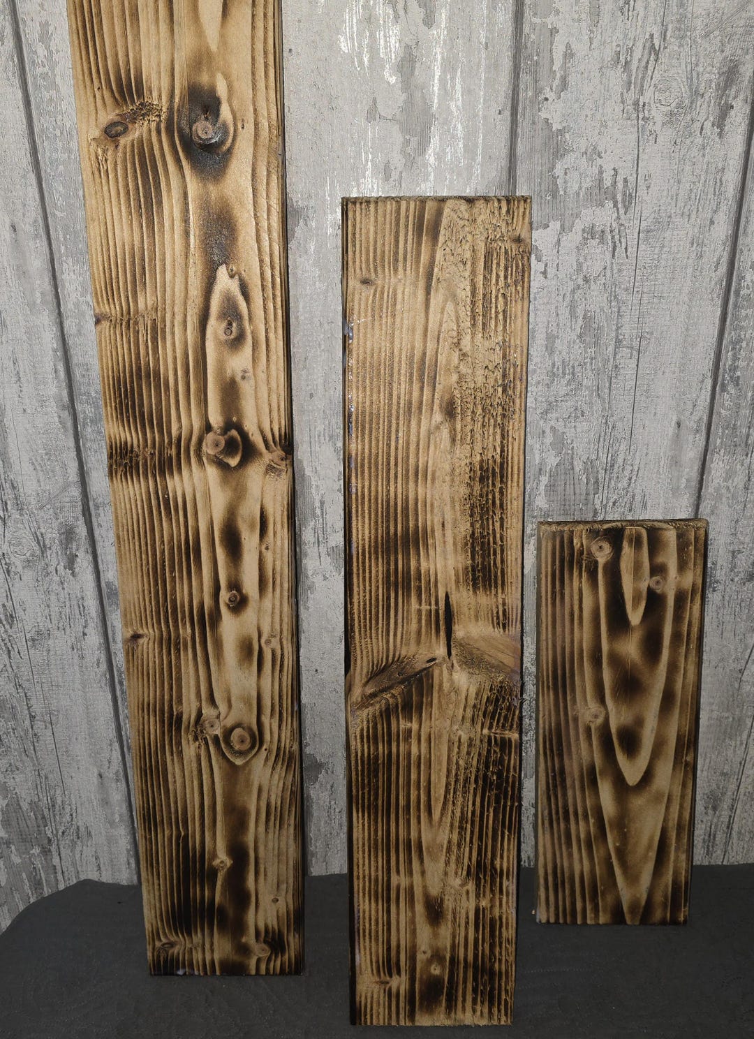Handmade Burned Pallet Wood Shelf, Rustic Wall Decor - Etsy Canada