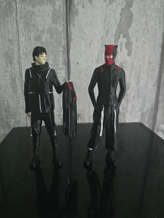 3D Printed Clancy and Torchbearer Figure, Twenty One Pilots Fan Art