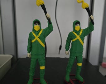 Torchbearer Figure- coloured in or paint your own  -