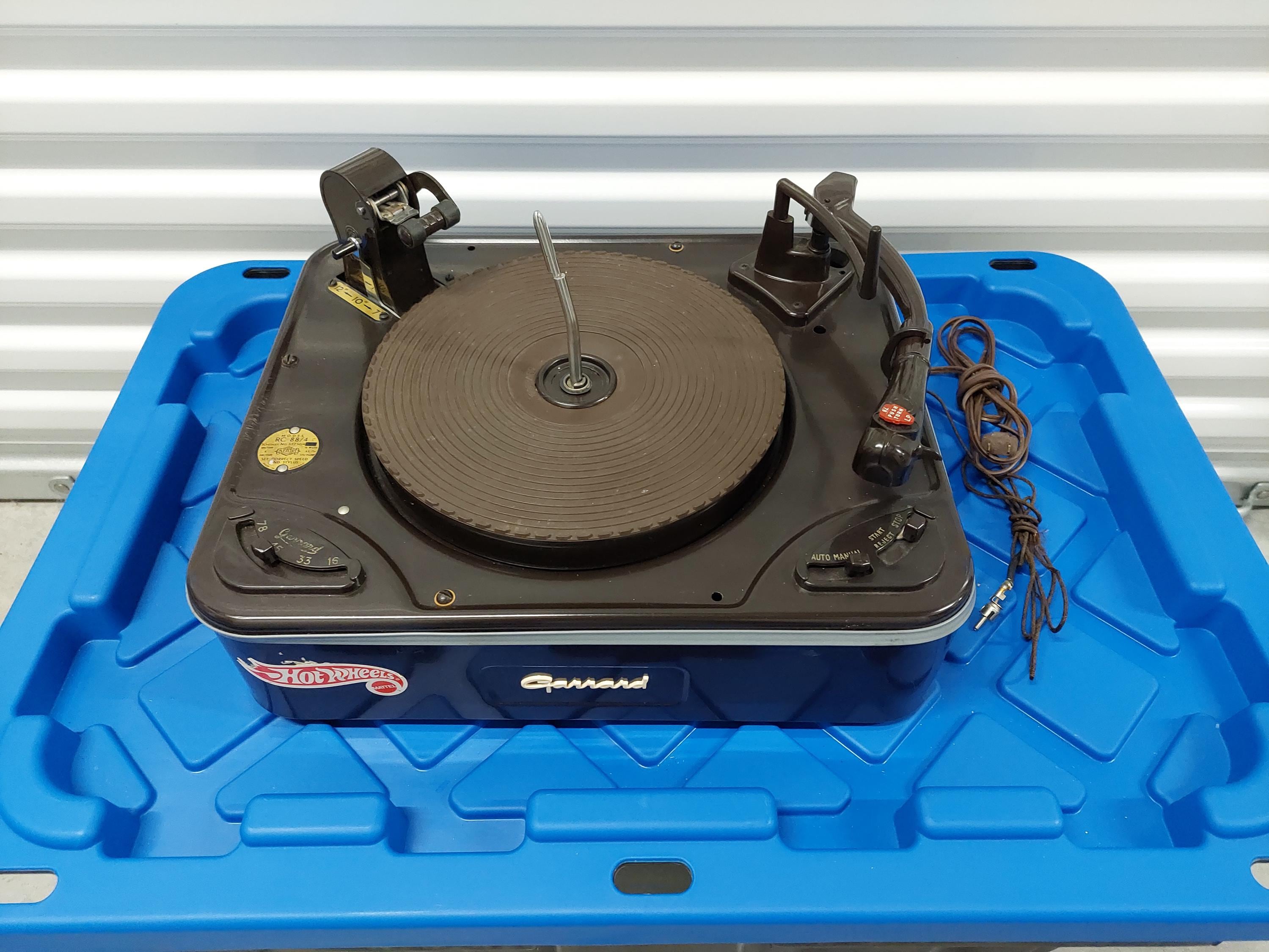 【希少】GARRARD Model T レコードプレーヤー Garrard ガラード 4HF ターンテーブル レコードプレーヤー
