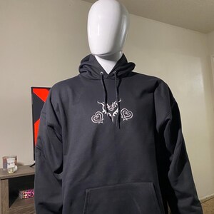 Heavy weight  “Trafalgar law” inspired embroidered hoodie