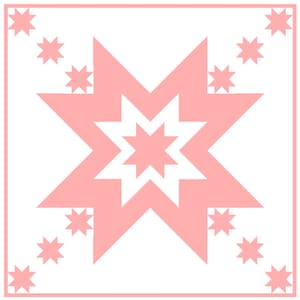 Willa quilt pattern, star quilt, star in a star quilt, baby quilt pattern, throw quilt