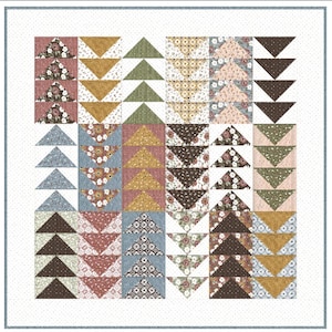 Flying Geese quilt pattern, layer cake quilt, geese quilt, precut quilt, 4 at a time flying geese, throw quilt pattern, baby quilt pattern