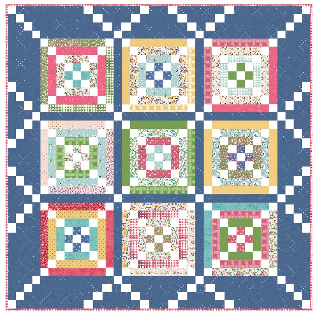 Frolic Quilt Pattern, Jelly Roll Quilt, Uses 1 Jelly Roll Plus ...