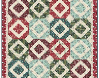 Wonderland quilt pattern, log cabin quilt, scrap quilt, log cabin quilt block