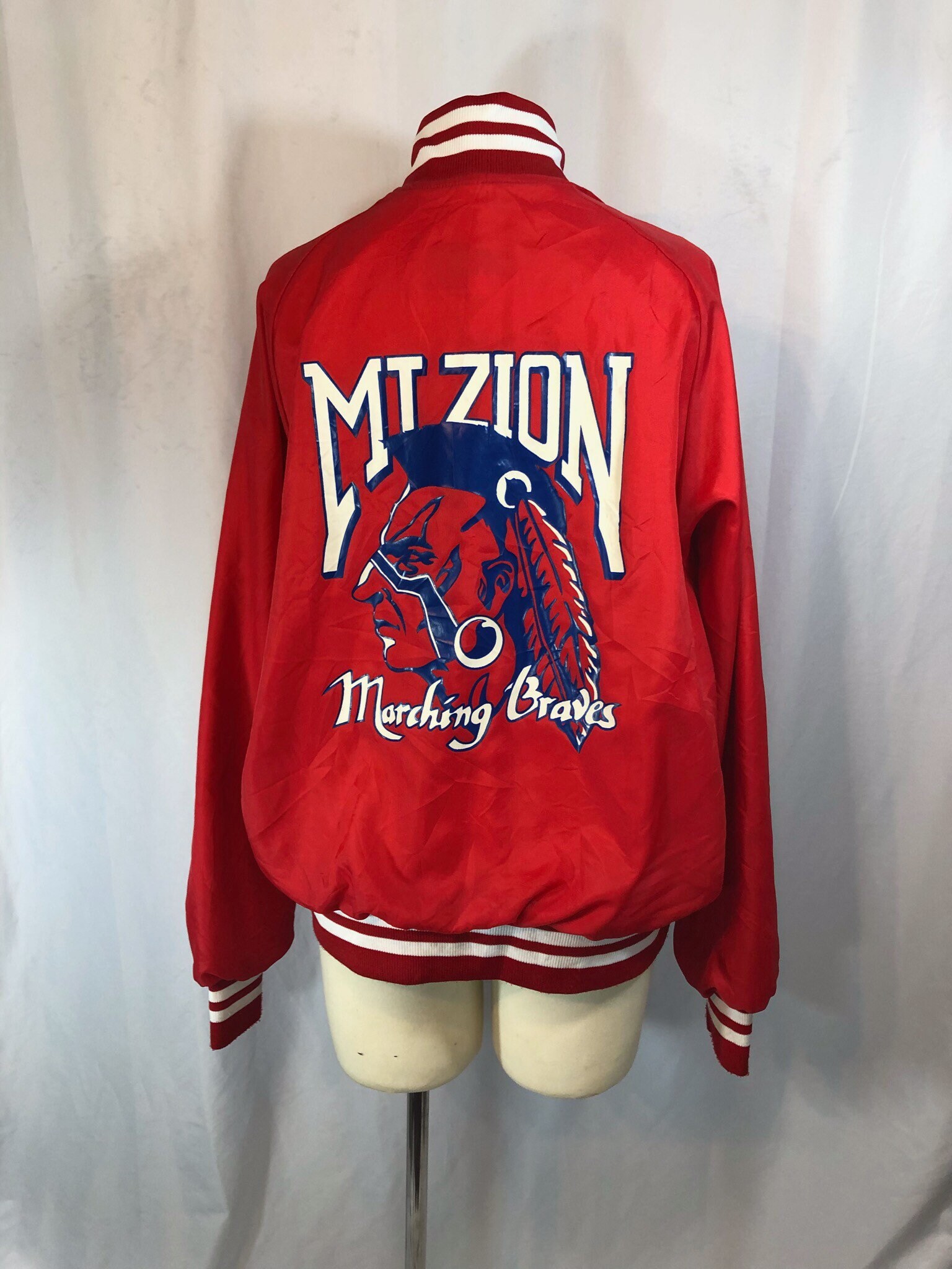 Vintage Red Mt Zion Track Jacket | Juli | Marching Braves