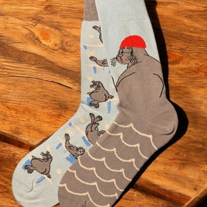 Meeres-Socken: Ocean Marine Life Muster - Unisex Geschenk