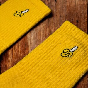 Fruit Socks Set - Embroidery Colorful Sock - Funny Socks - Breathable Durable - Socken - Christmas Gift Banana
