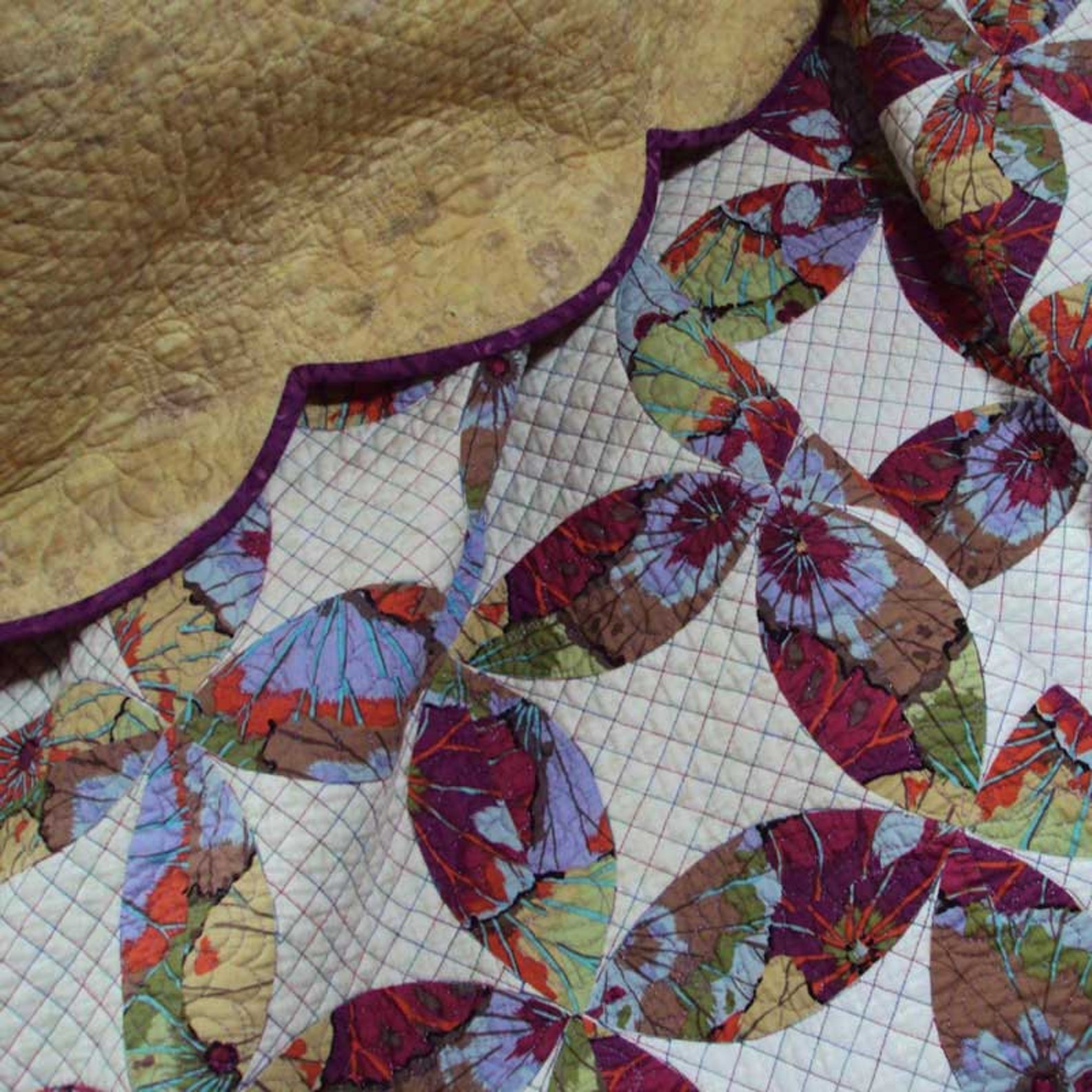 Quilt Made to Order Modern Reproduction Lafayette Orange Peel Etsy