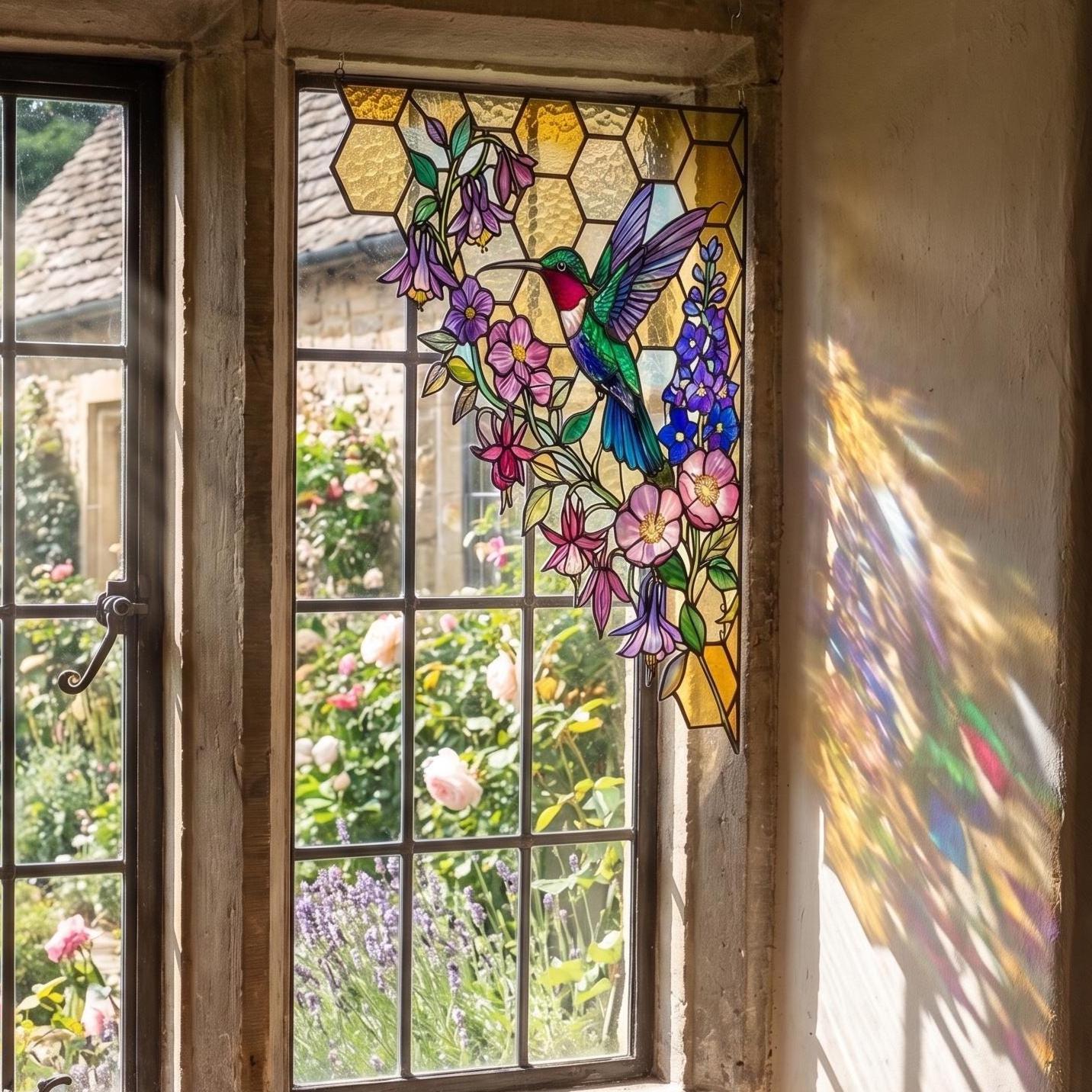 Glas fenster hängend