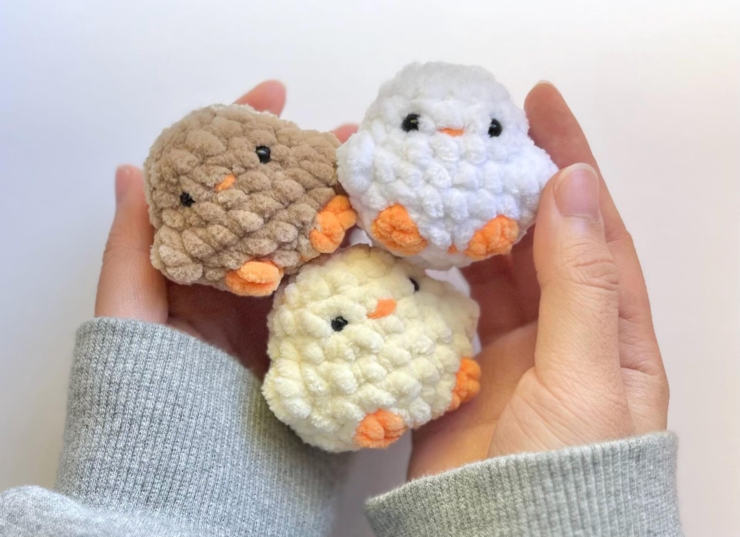 No-sew Baby Chick Crochet Pattern - Etsy