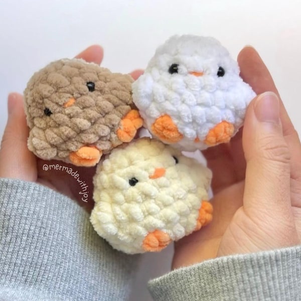 No-Sew Baby Chick Crochet Pattern