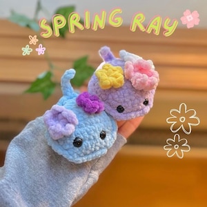 No-Sew Stingray Crochet Pattern (with spring-ray mod)