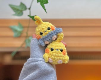 2-in-1 No-Sew Baby Cockatiel Crochet Pattern