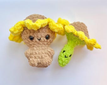 2-in-1 No-Sew Sunflower Crochet Pattern