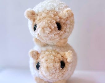 No-Sew Sheep Crochet Pattern