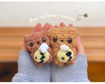 Low-Sew Bear-Bee Buddies - Valentine's Crochet Pattern
