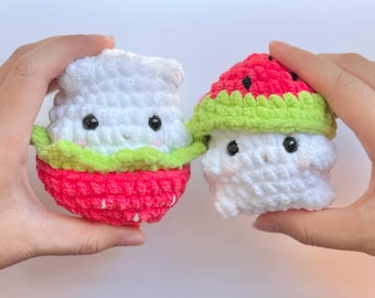 2-in-1 Low-Sew Pattern Bundle - Strawberry and Watermelon Hamsters