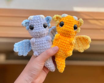 Low-Sew Baby Dragon Crochet Pattern