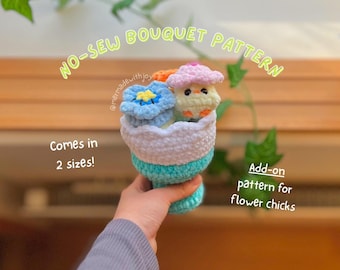 No-Sew Bouquet Pattern (Flower Chicks Add-On)