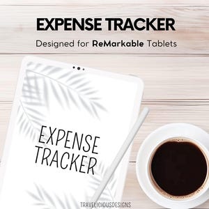 ReMarkable Expense Tracker | Ultimate Financial Planner | Monthly Budget, Income & Expense Tracker | Bill Tracker | Savings Tracker / Goals