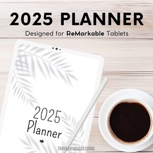 ReMarkable 2 planner 2025 | ReMarkable Templates | Digital calendar for ReMarkable Tablet | Weekly Planner | Digital Planner | ReMarkable 2