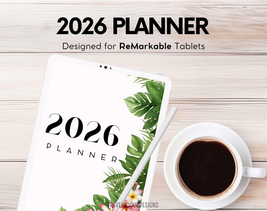 Remarkable Planner 2026 | Remarkable 2 & Remarkable Paper Pro | Weekly ...