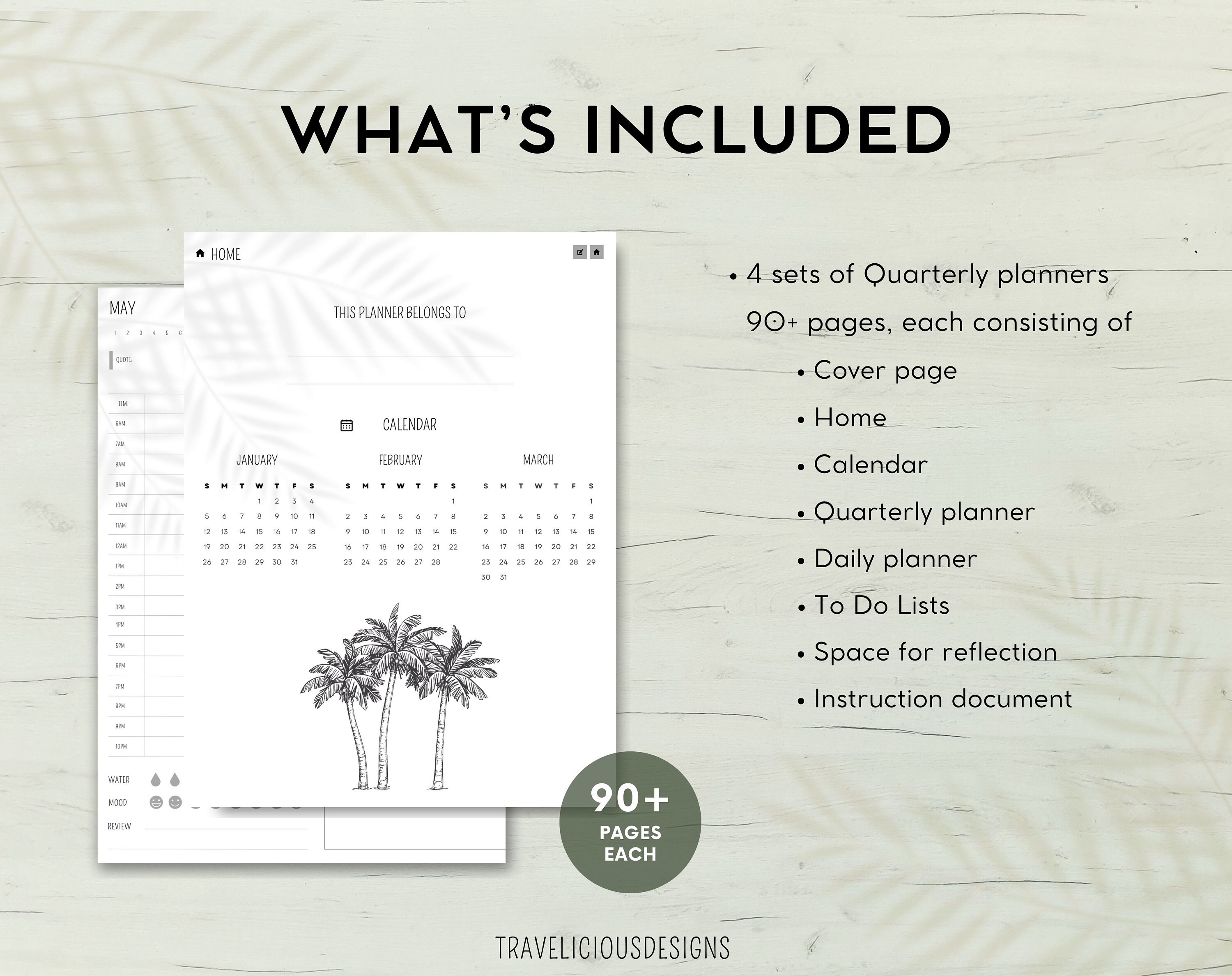 Remarkable 2 Planner Quarterly Bundle 2025 | Remarkable Templates ...