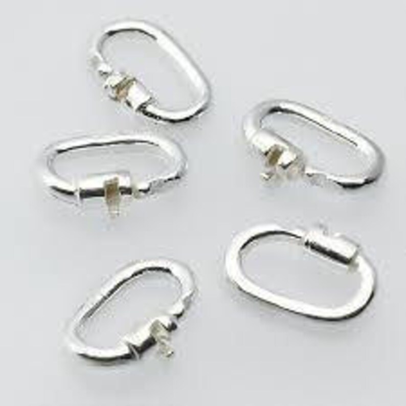 Sterling Silver Locking Jump Ring for locking lighter weight Etsy
