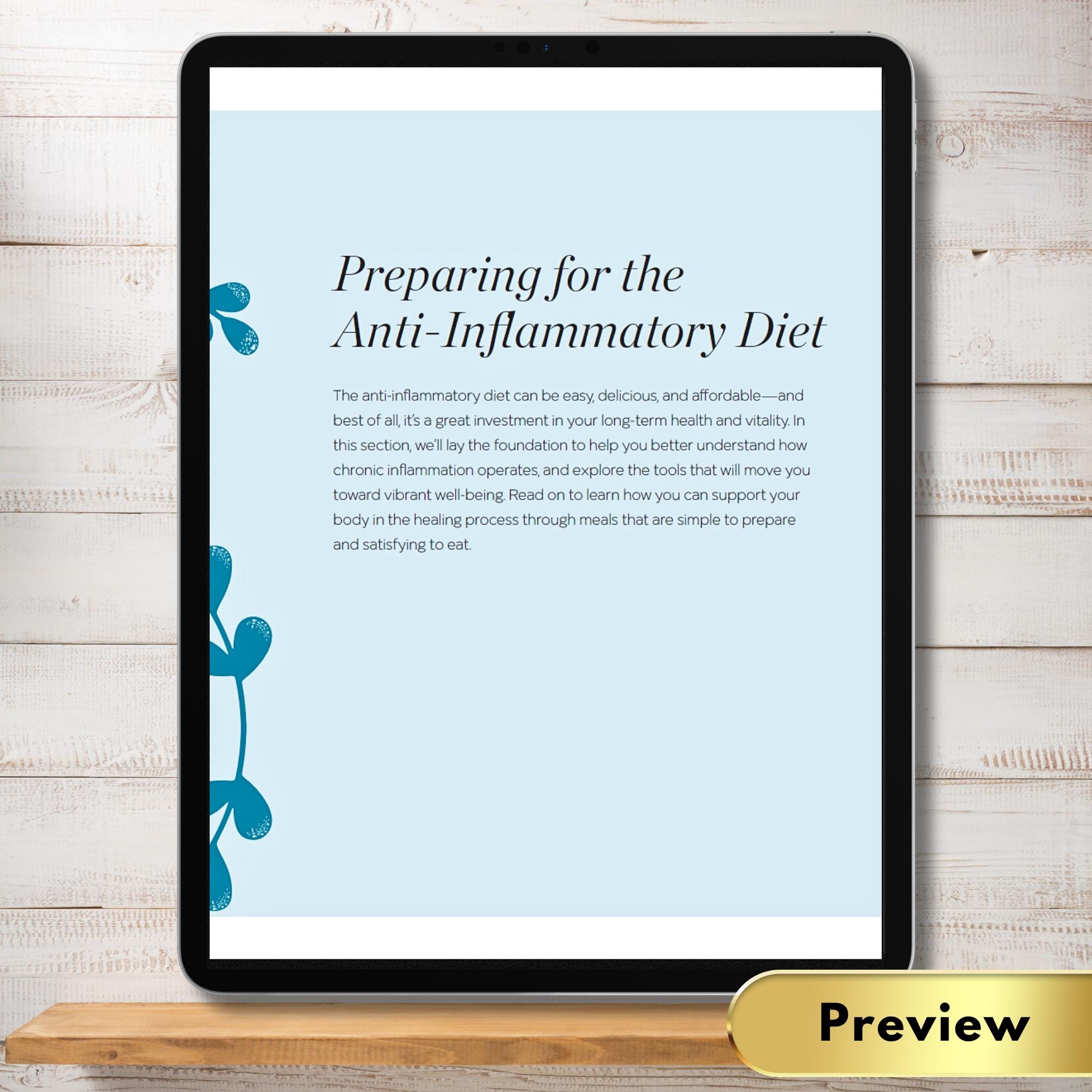 The Complete Anti Inflammatory Diet for Beginners A No Stress Meal Plan ...