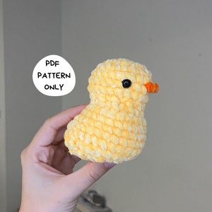 No Sew Duck Crochet Pattern PDF download Amigurumi No sew duck, bird, duckie, easy, beginner patterns