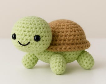 Turtle Crochet Pattern: Easy Amigurumi Plush Toy (PDF Download)