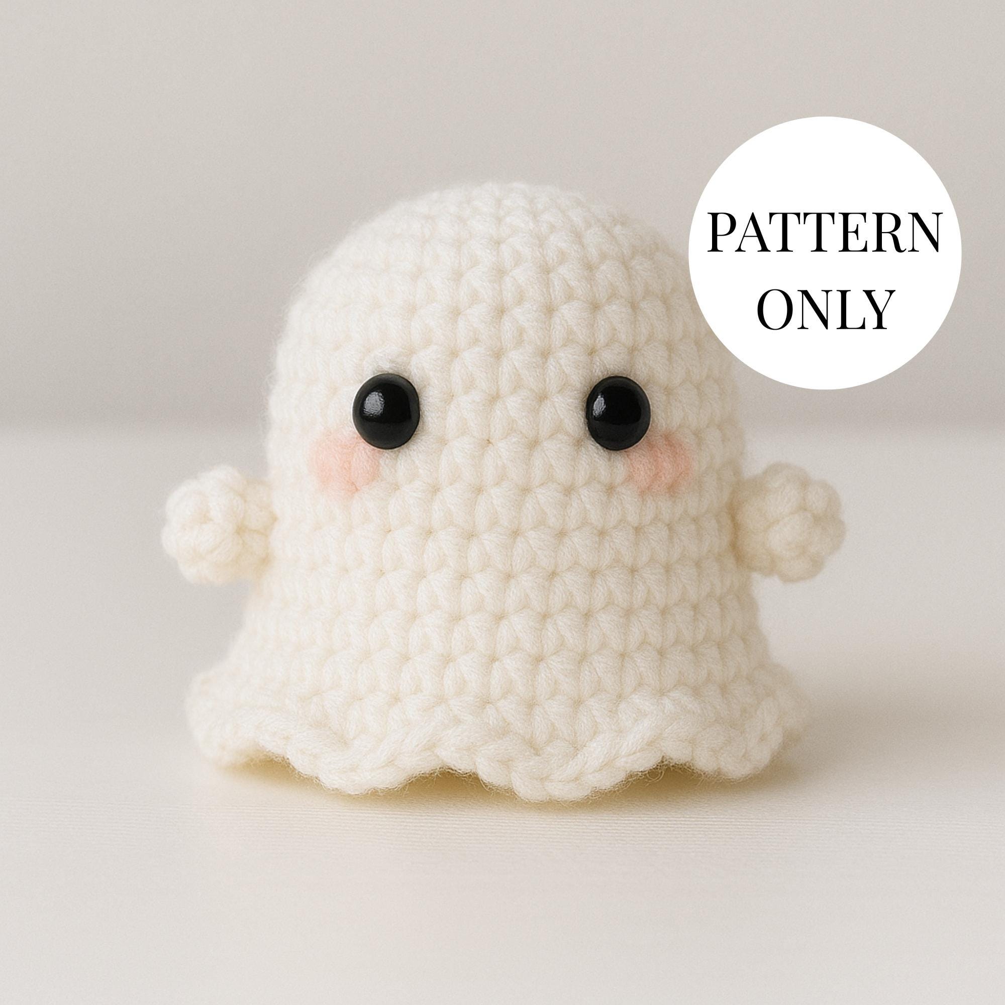 30 Ghost Crochet Patterns for Halloween: Spooky-Cute Amigurumi, Keychains, Bags, and Decor 19 No Sew Ghost Crochet Pattern: Easy Amigurumi Tutorial