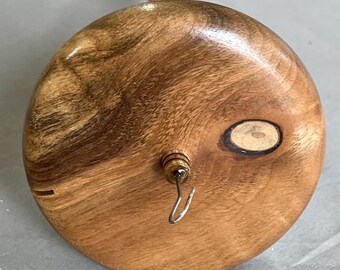 1.14 oz. Myrtlewood Drop Spindle Top Whorl 3645