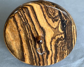1.73 oz. Bocote Drop Spindle Top Whorl 3644