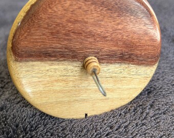 1.37 oz. Rosewood Drop Spindle Top Whorl 2958