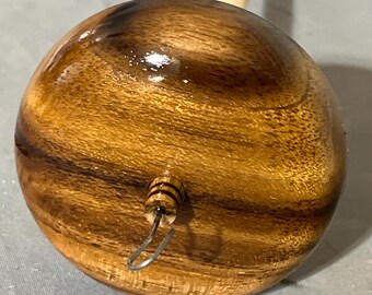 1.26 oz. Teak Drop Spindle Top Whorl 3669