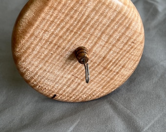 1.53 oz. Curly Maple Drop Spindle Top Whorl 3633