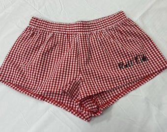 Alabama Roll Tide Gingham Game Day Shorts