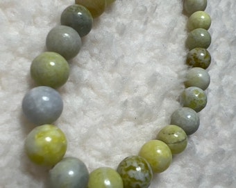 8-8,5 mm natuurlijke Jasper-armband voor dames en heren